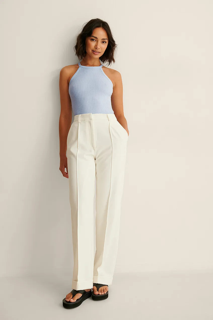 High Neck Ribbed Body