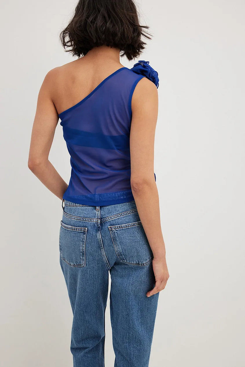 Rose Mesh Top