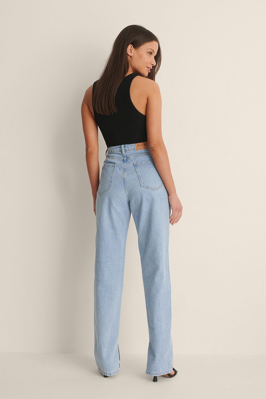 Side Slit Denim