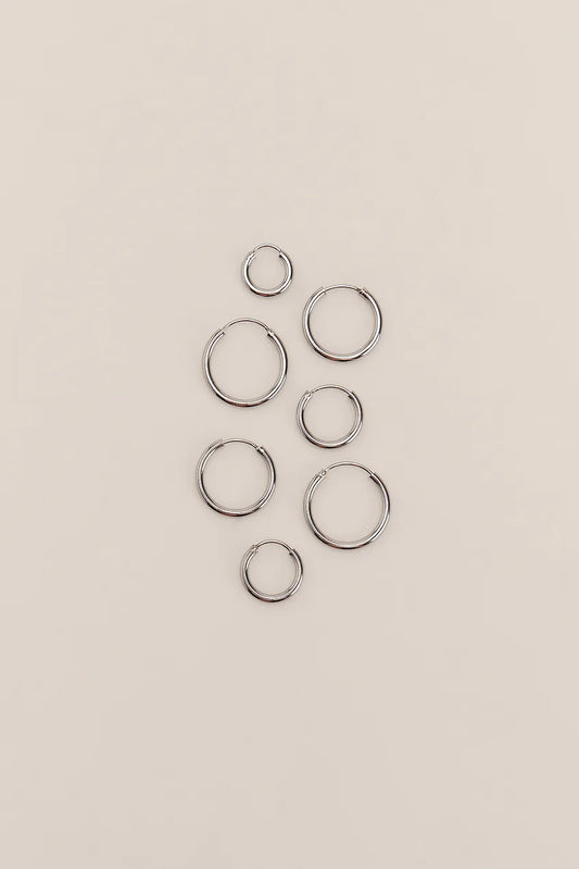 Silver Plated Multipack Hoops