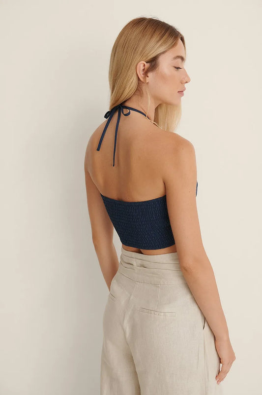 Smock Halterneck Top