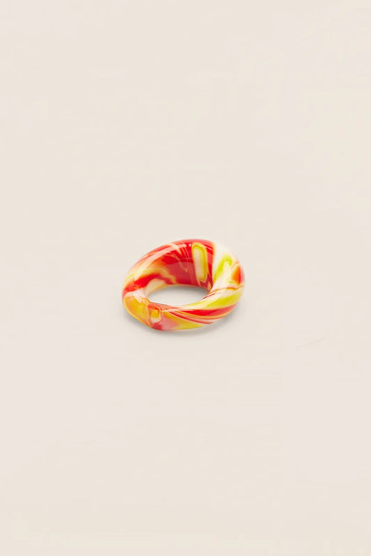 Swirl Glass Ring