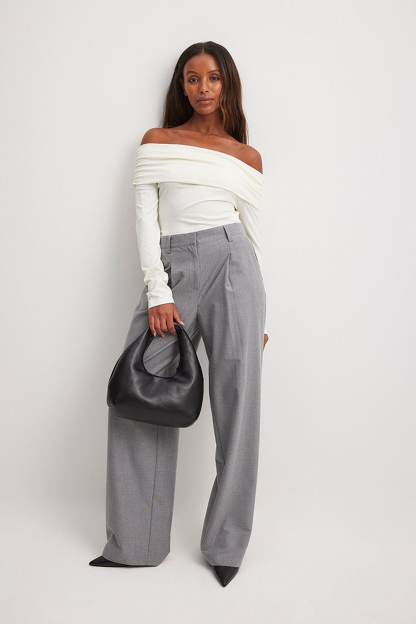 Off Shoulder Jersey Top