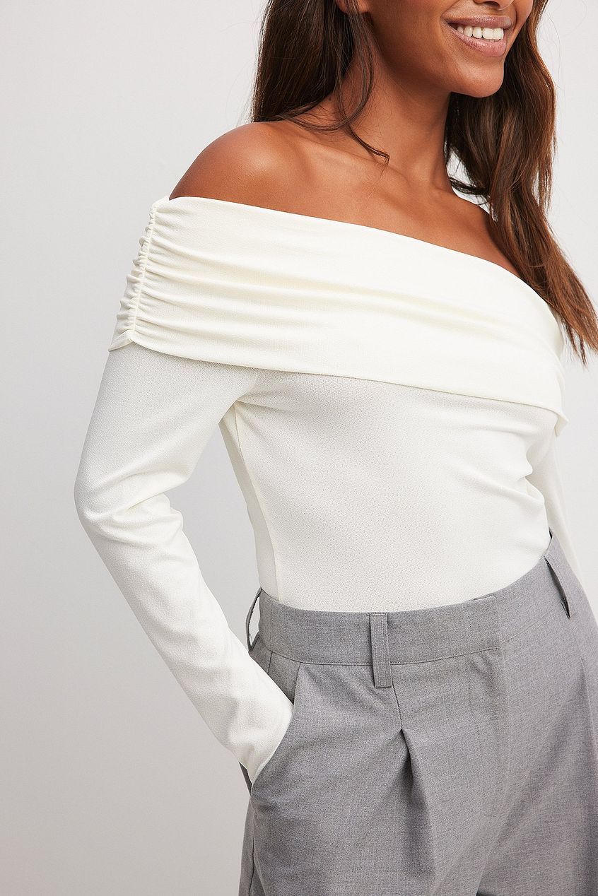 Off Shoulder Jersey Top