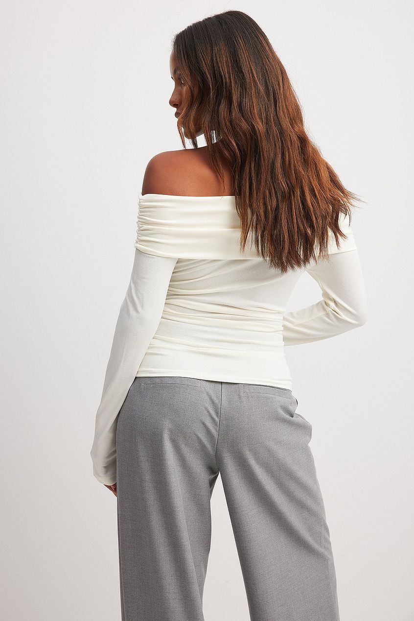 Off Shoulder Jersey Top