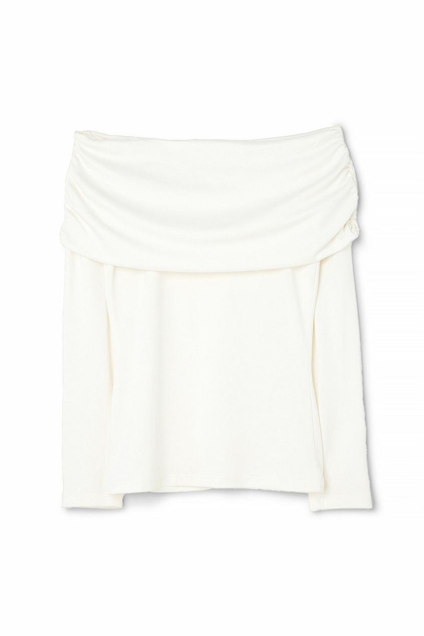 Off Shoulder Jersey Top