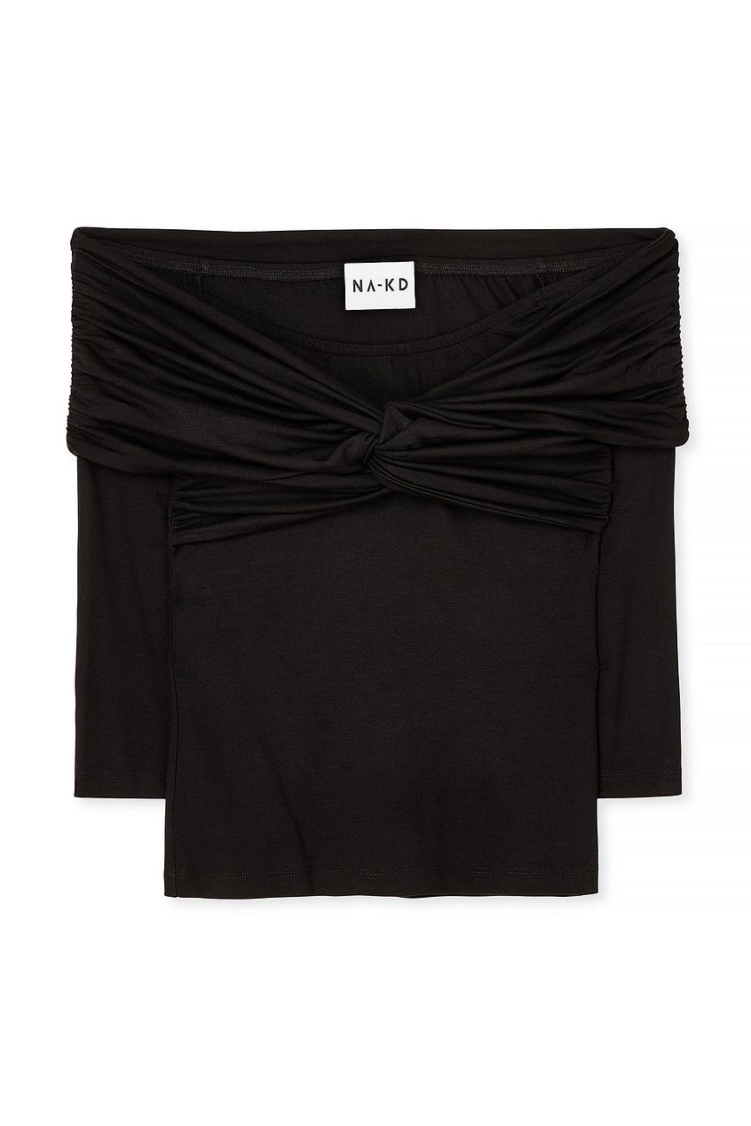 Off Shoulder Twisted Top