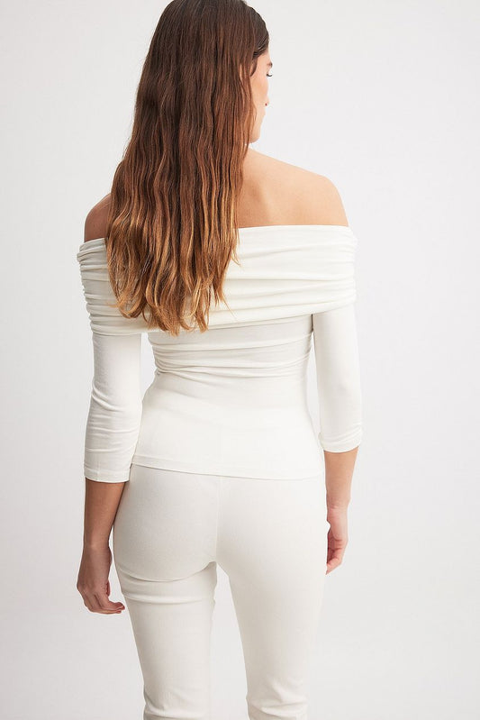 Off Shoulder Twisted Top