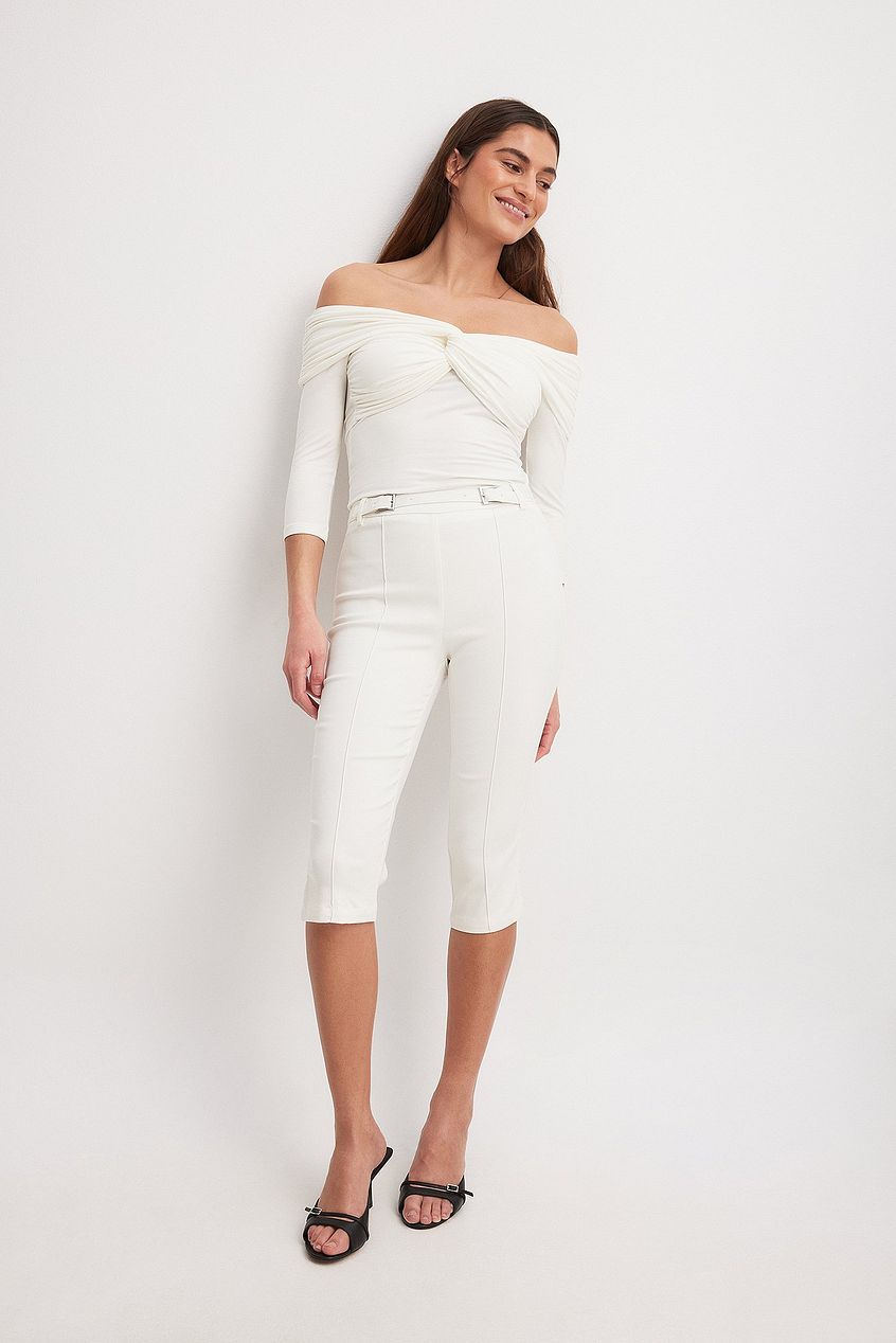 Off Shoulder Twisted Top