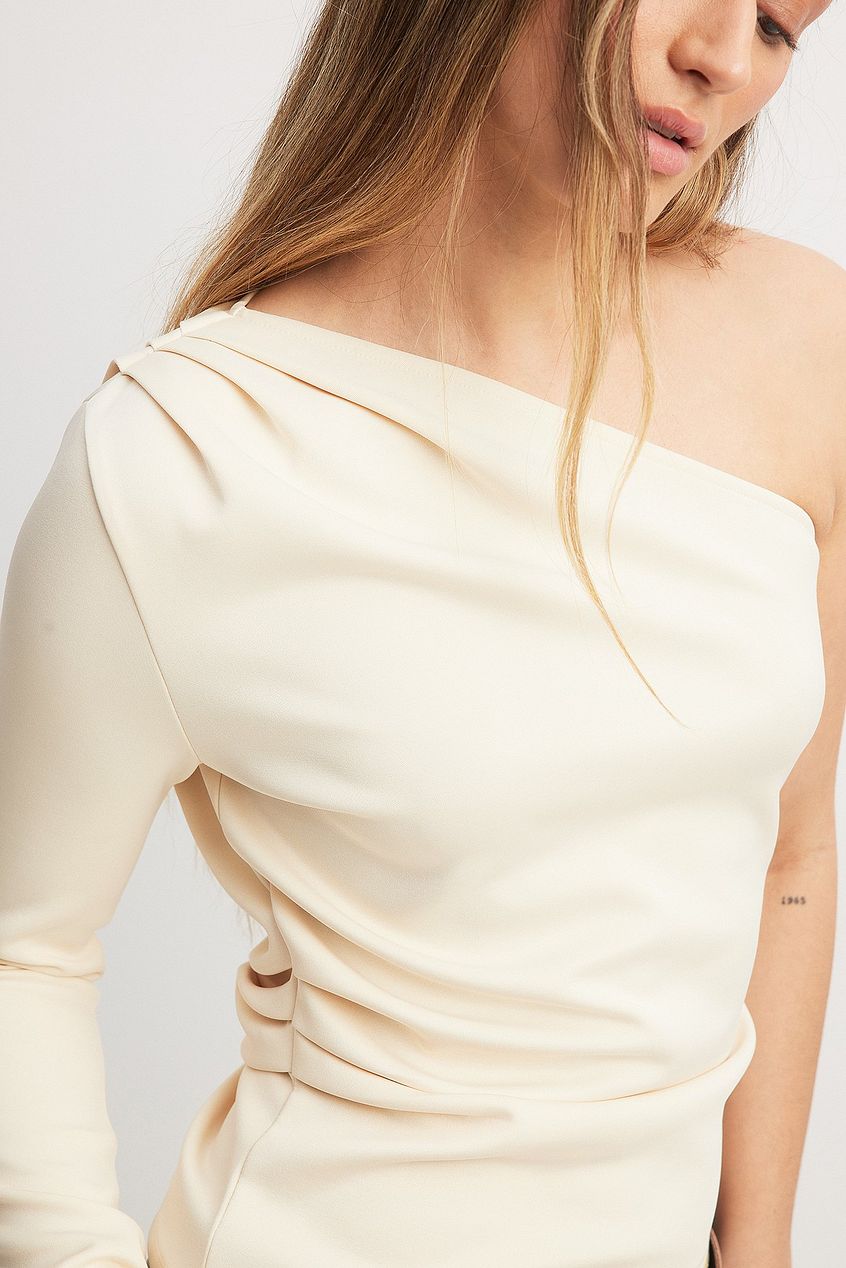 One Sleeve Jersey Top