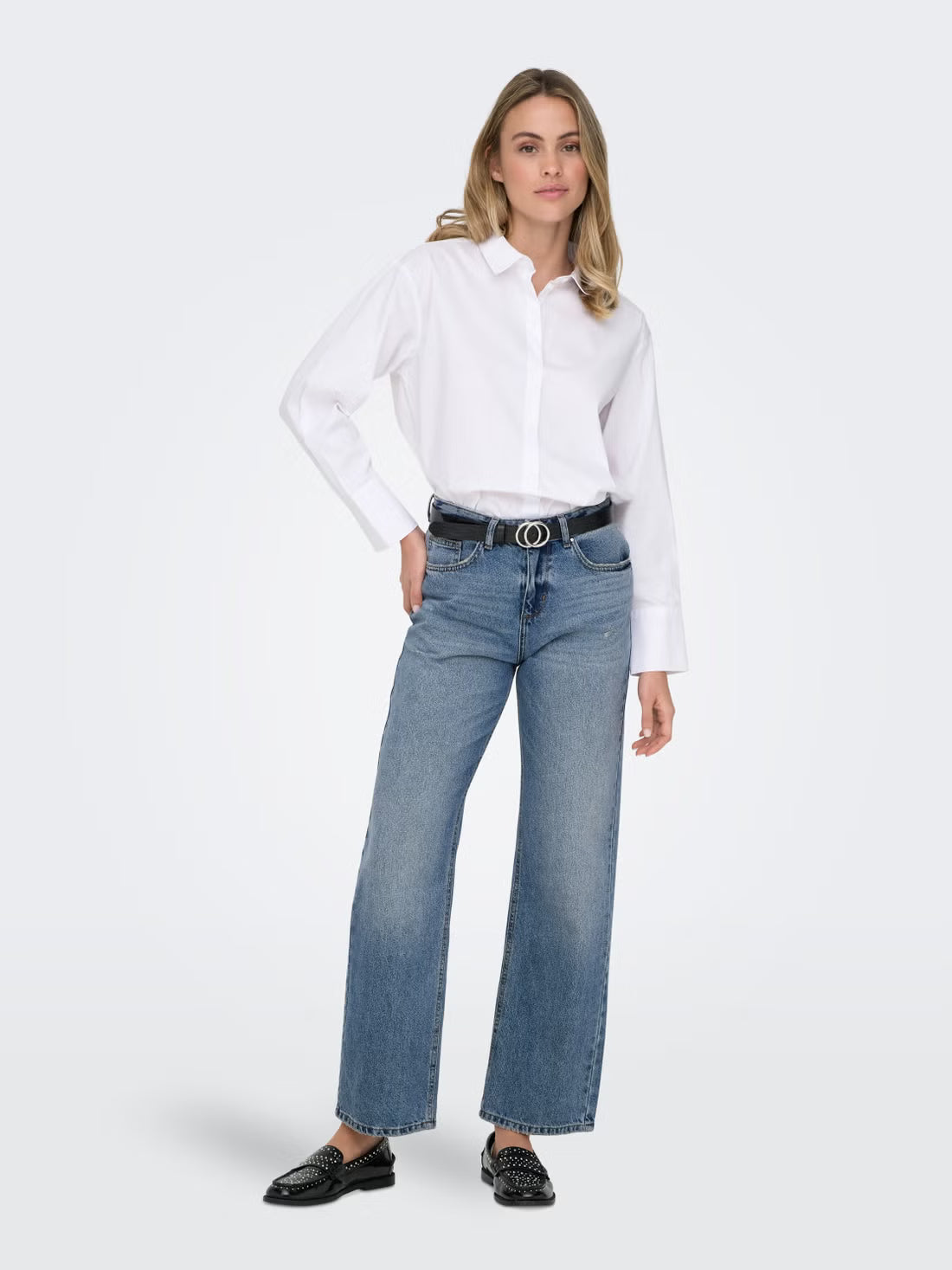 ONLELLA Mid waist Straight Fit Jeans