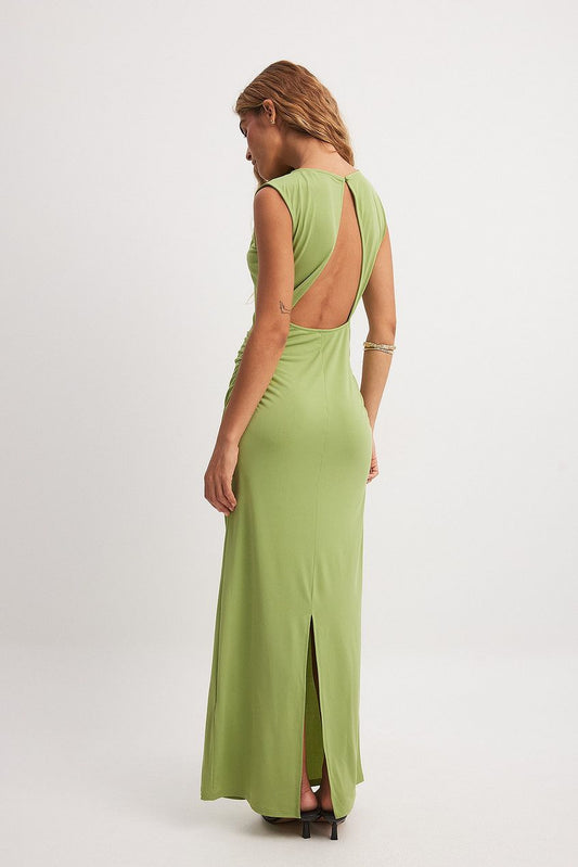 Open Back Maxi Dress