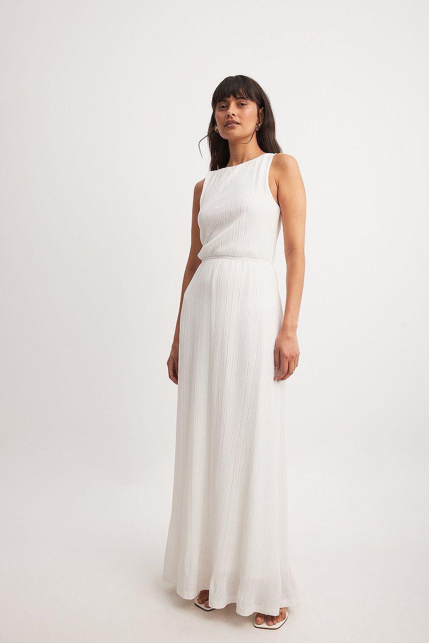 Open Back Maxi Dress