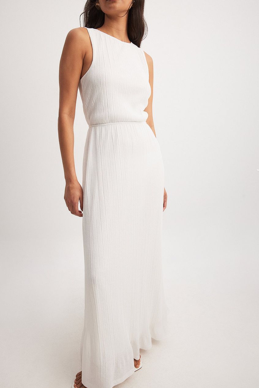 Open Back Maxi Dress