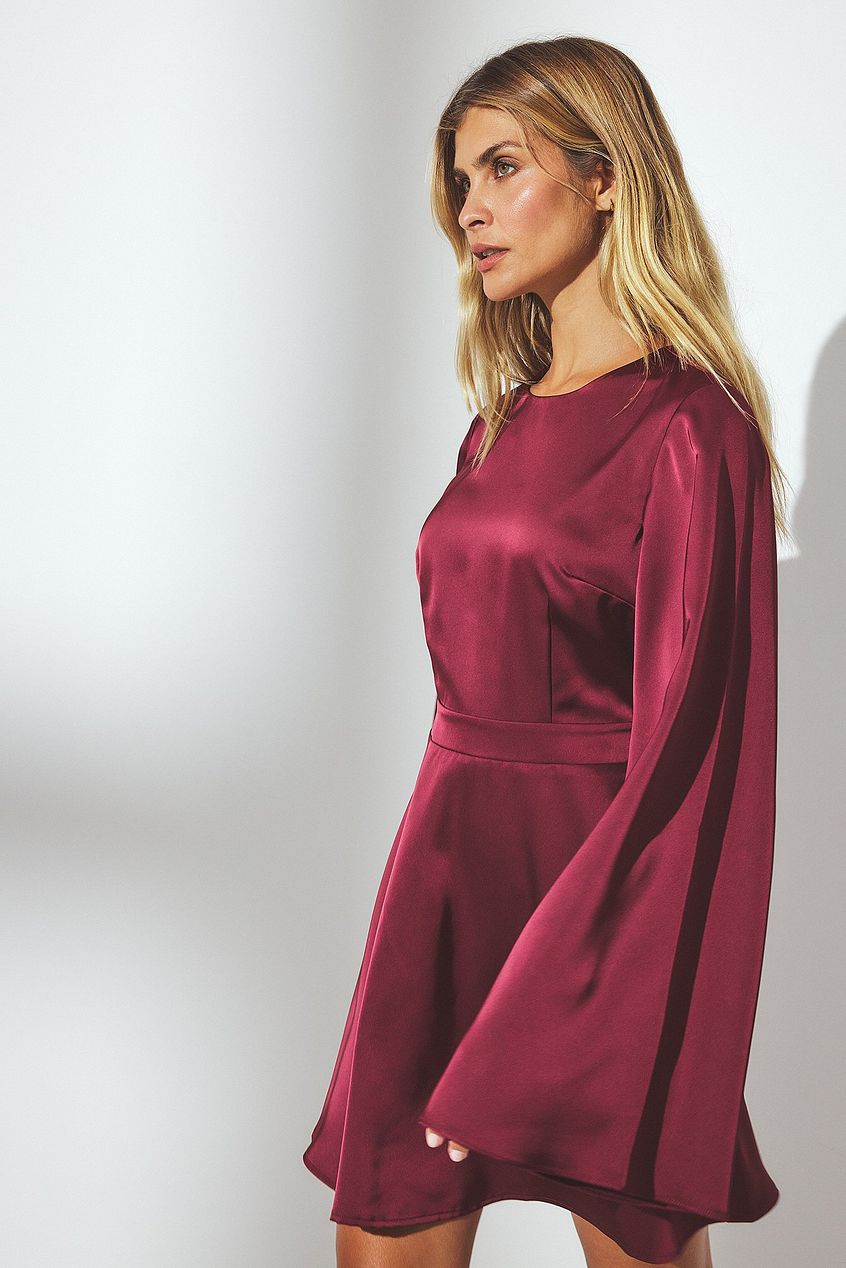 Na-kd Open Back Mini Dress