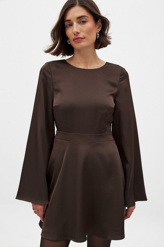 Na-kd Open Back Mini Dress