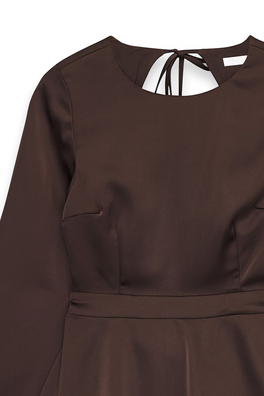 Na-kd Open Back Mini Dress