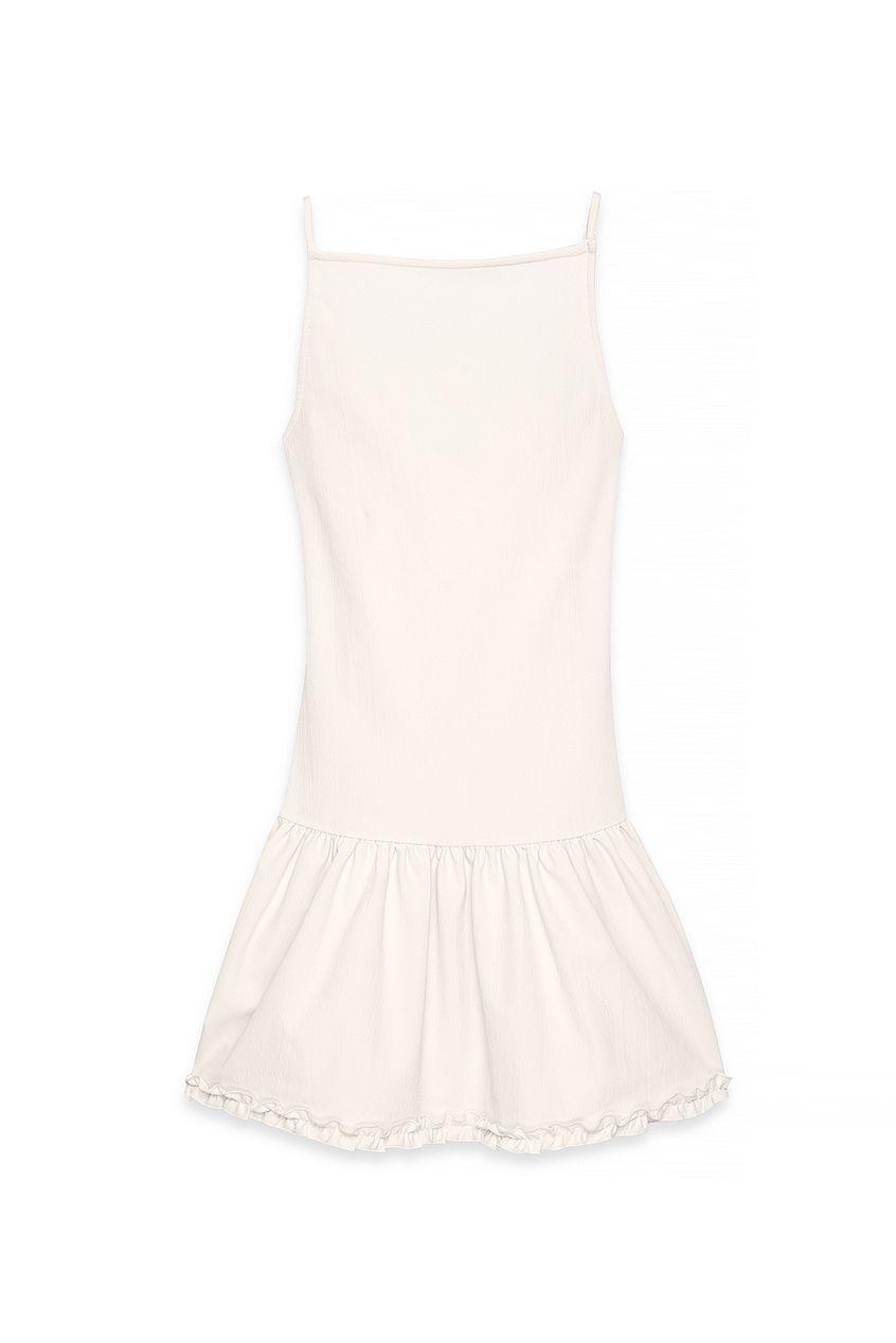 Na-kd Open Back Mini Frill Dress