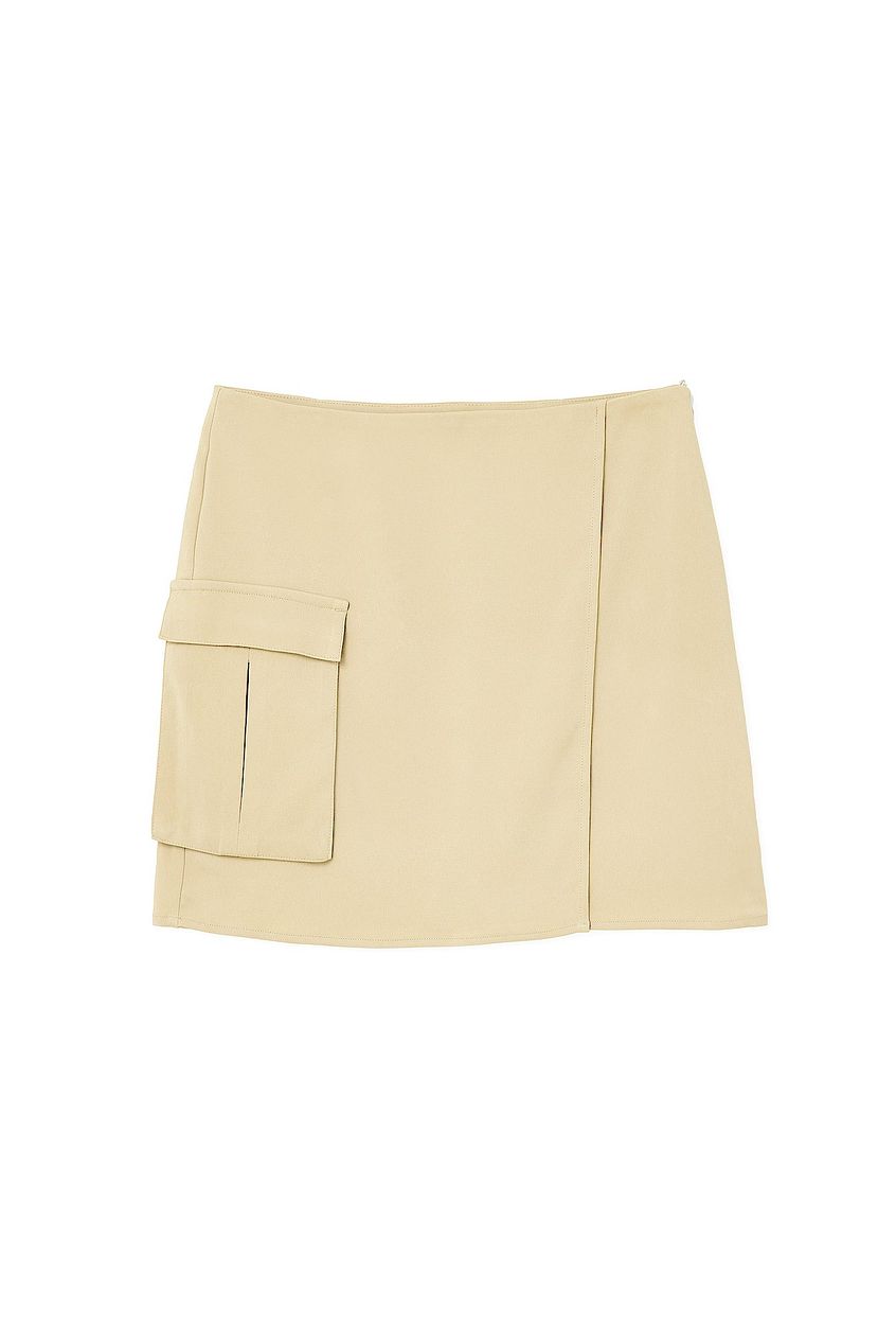 Overlap Cargo Pocket Skirt