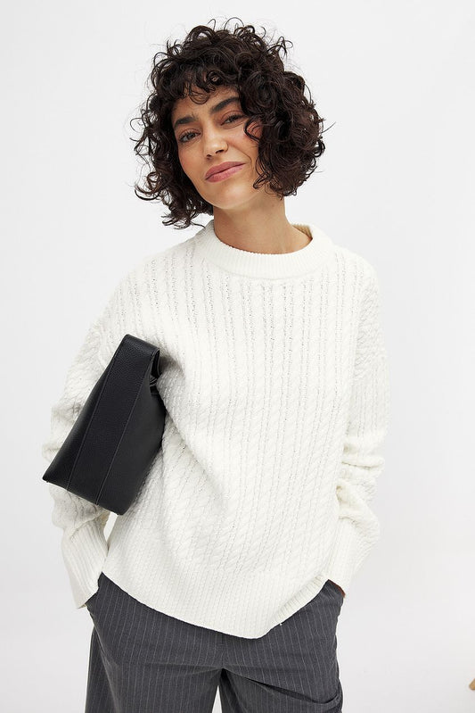 Oversized Cable Knit Sweater