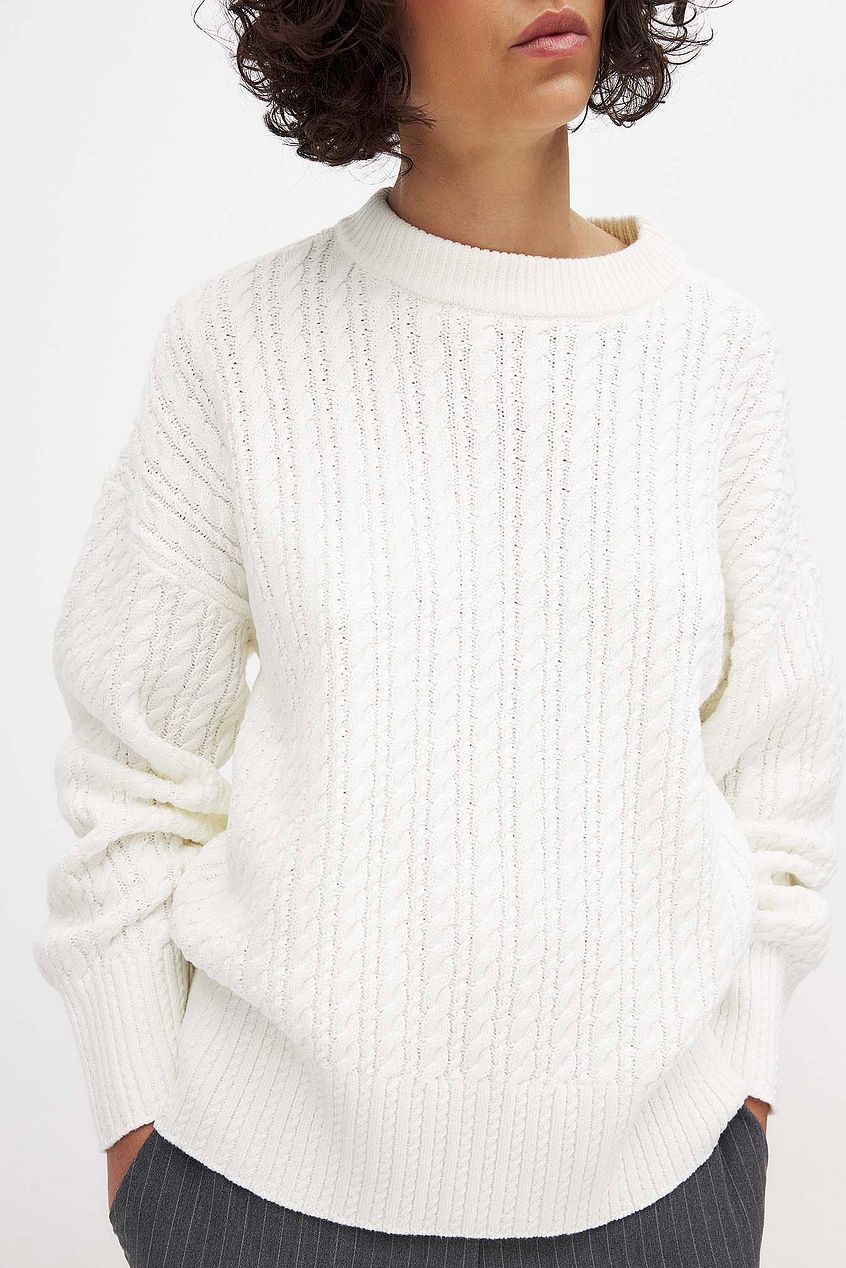 Oversized Cable Knit Sweater