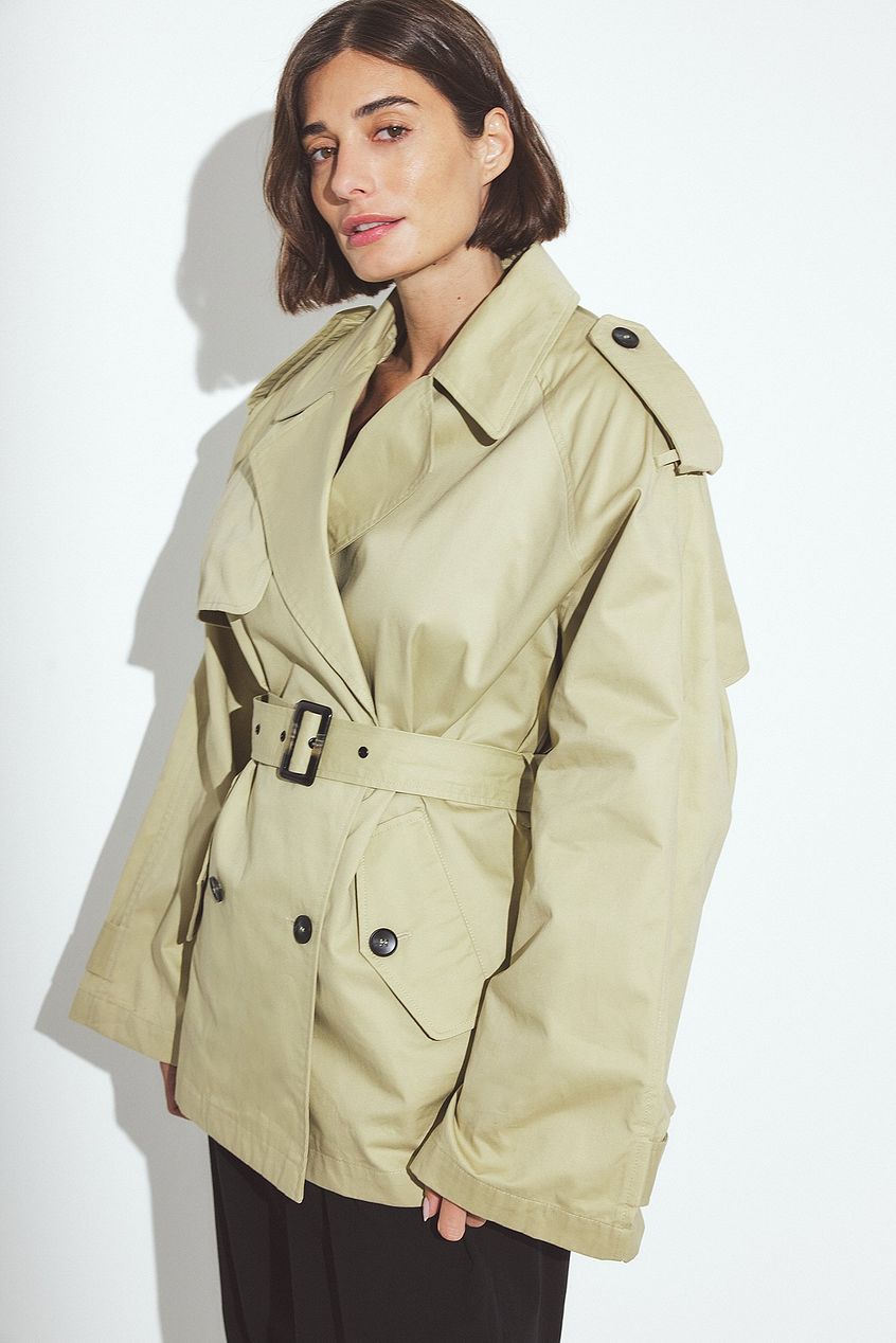 Na-kd Oversized Midi Trenchcoat