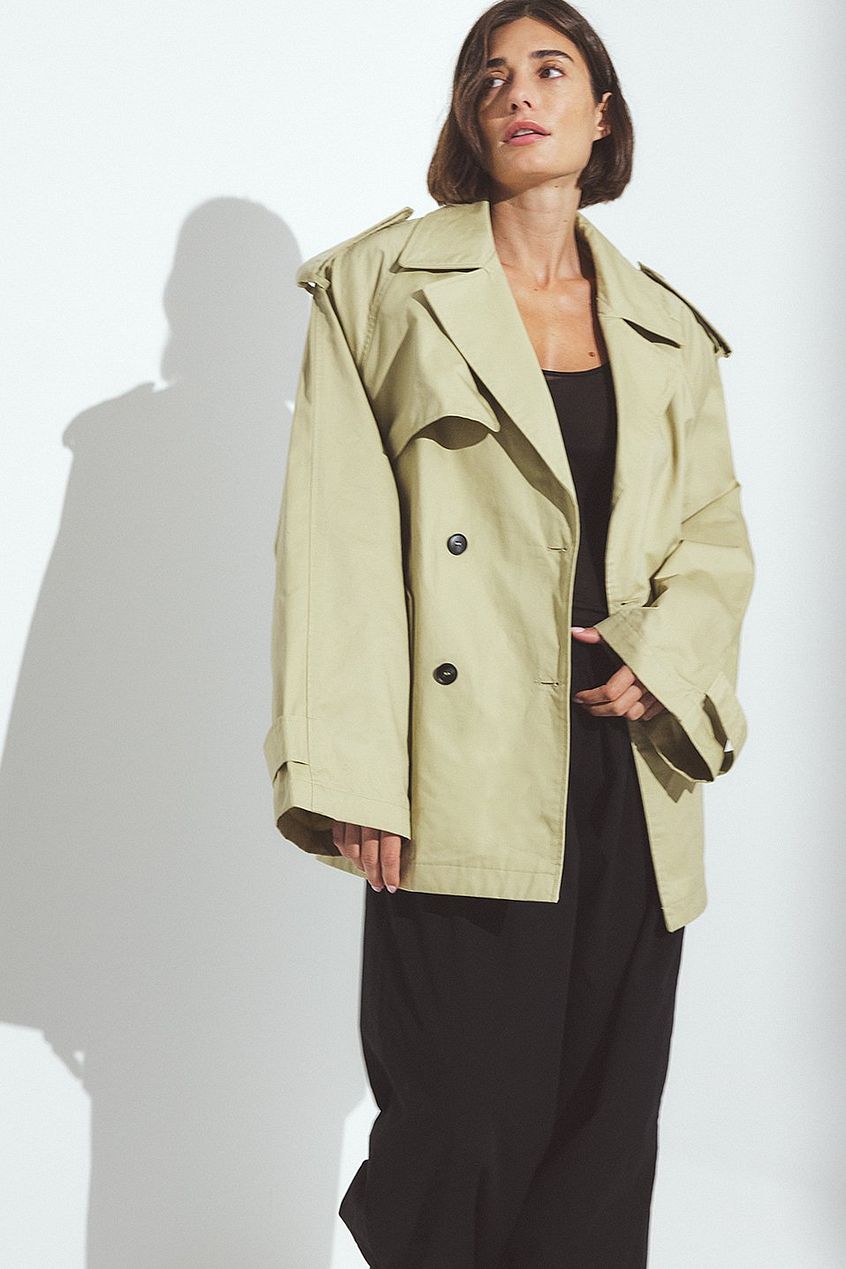 Na-kd Oversized Midi Trenchcoat