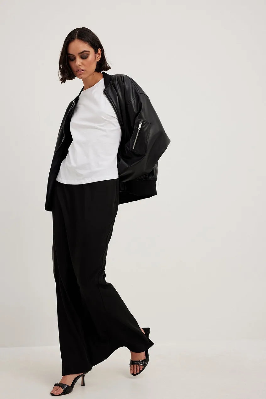 Oversized ¾ Sleeve Tee White