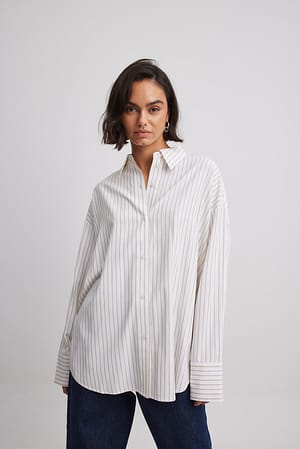 Oversized Striped Shirt