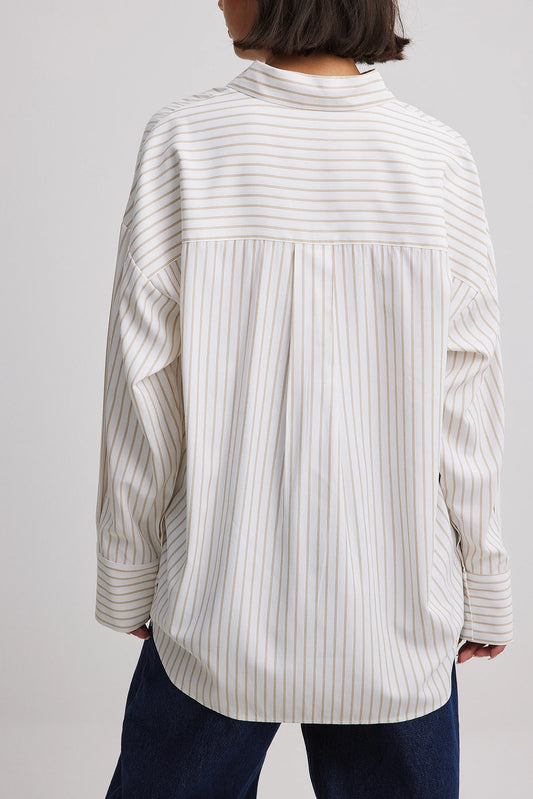 Oversized Striped Shirt