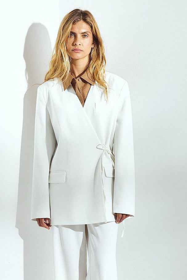 Na-kd Oversized Tie Detail Blazer