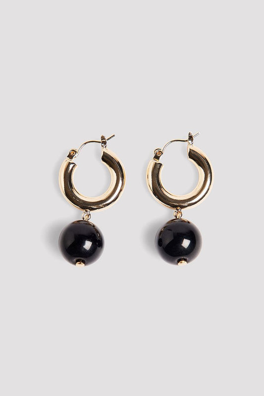 Pearl Hoop Earrings