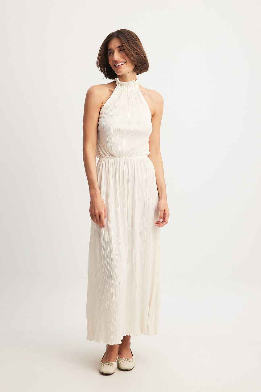 Na-kd - Pleated Flowy Midi Dress