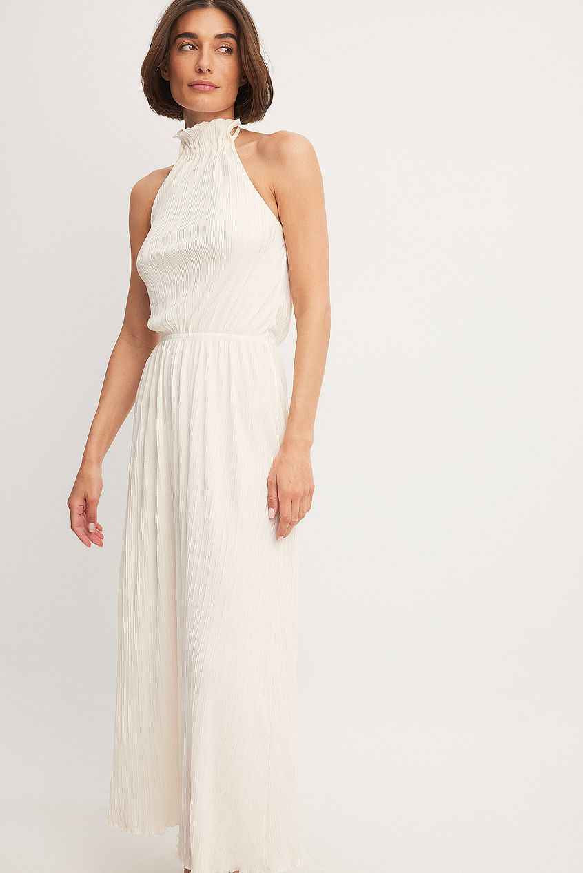 Na-kd - Pleated Flowy Midi Dress