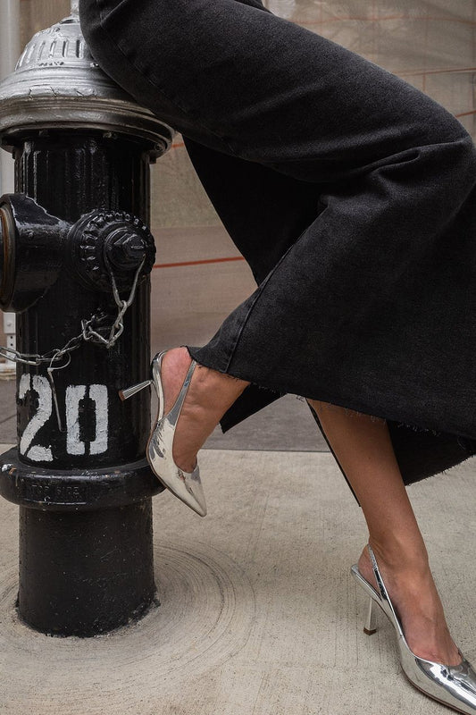 Pointy Slingback Pumps