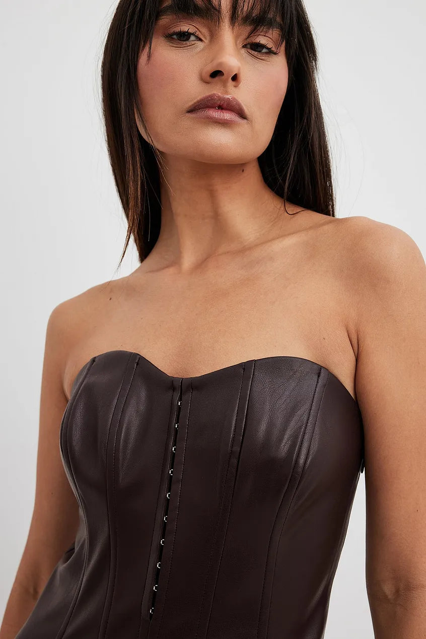PU Corset Dress