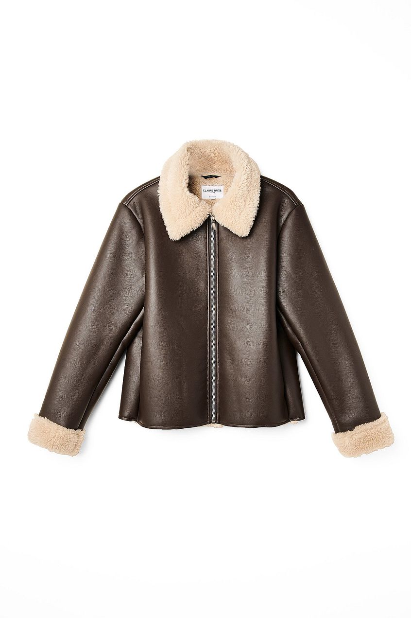 PU Teddy Short Jacket