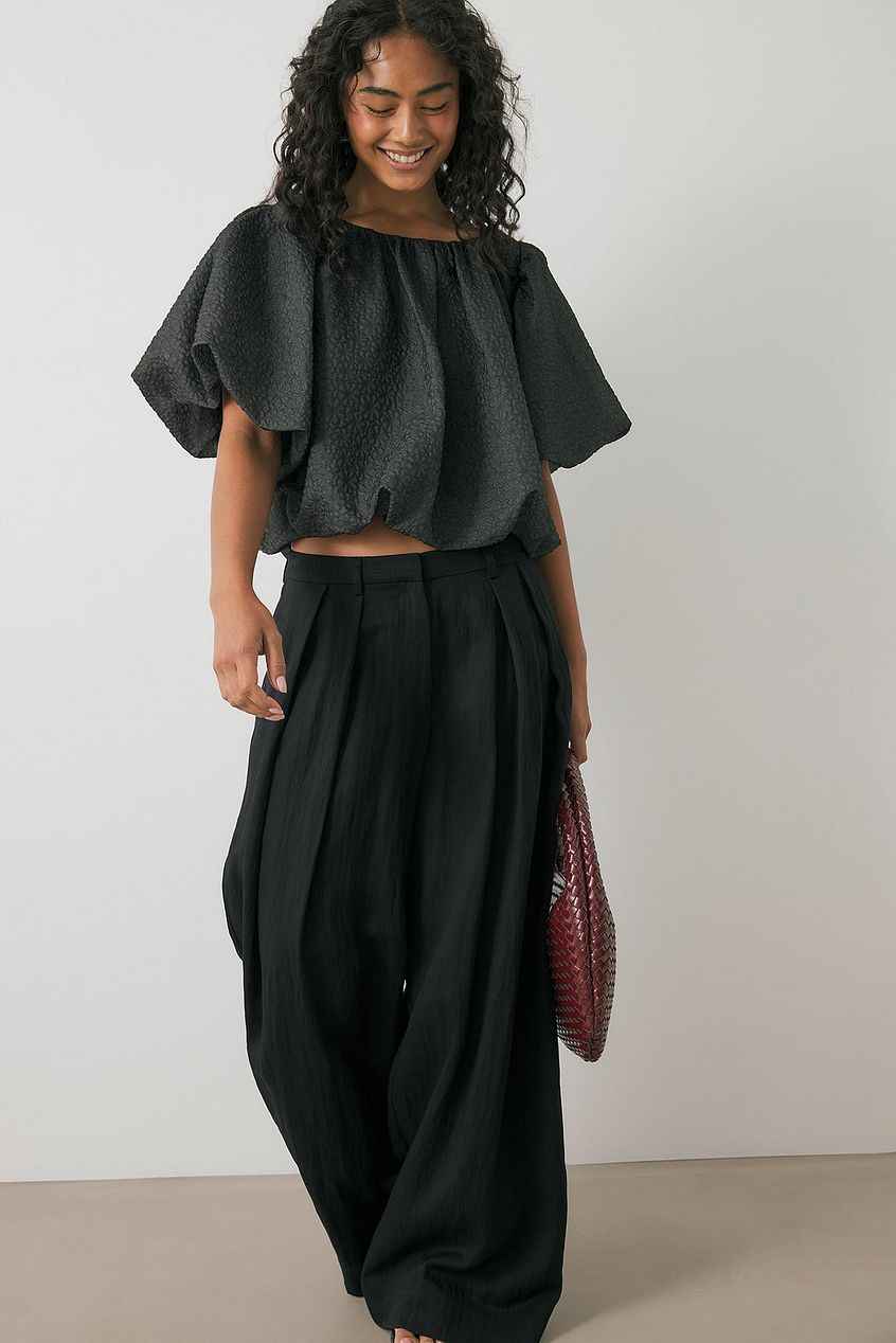 Na-kd - Puff Sleeve Volume Blouse