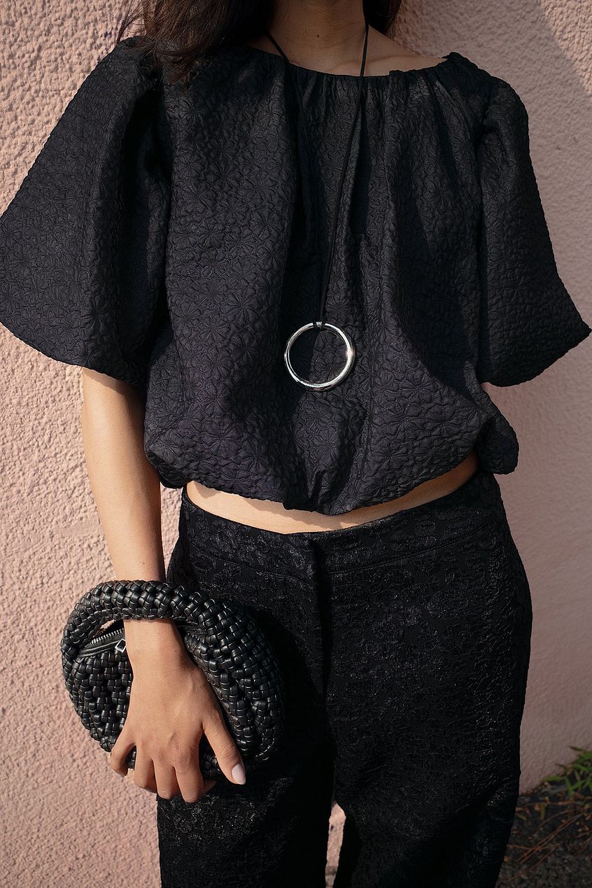 Na-kd - Puff Sleeve Volume Blouse