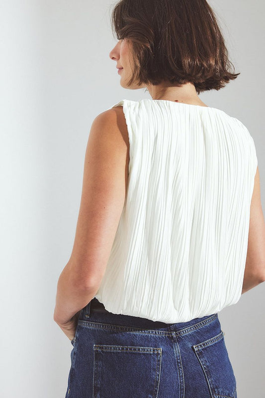 Na-kd - Puffy Pleated Top