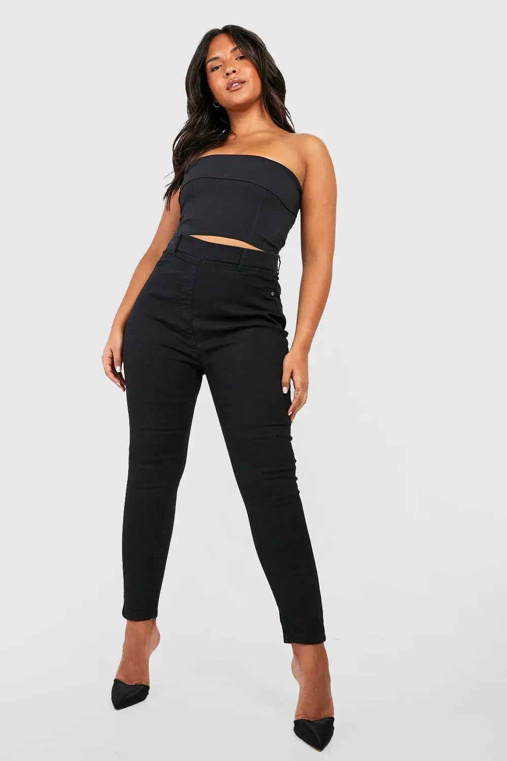 boohoo Plus Rachel Basic Jeggings