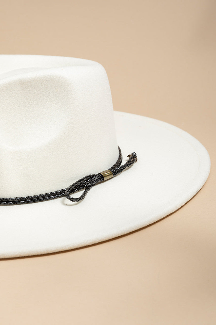 Nina Arrow Band Western Panama Hat