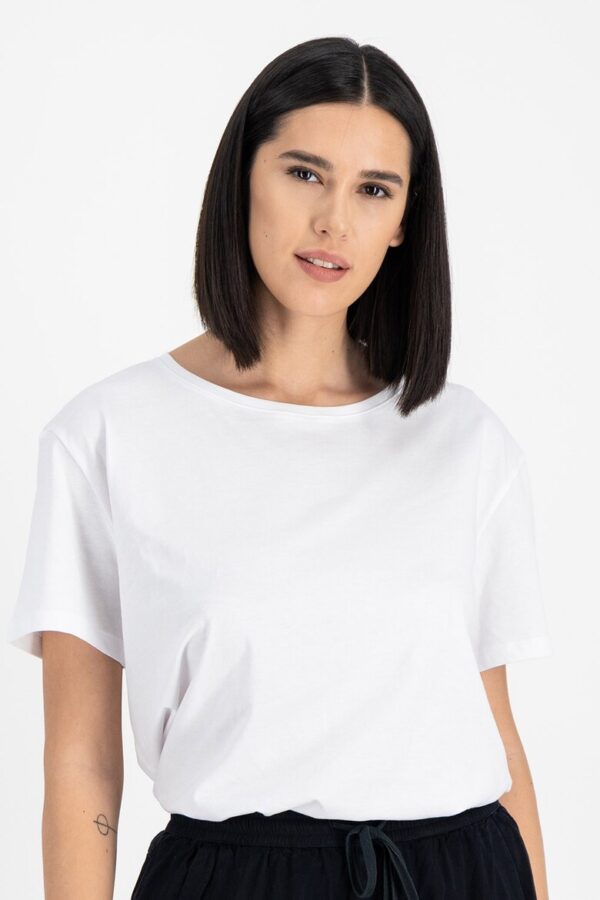 2-Pack Organic Oversized Tee White