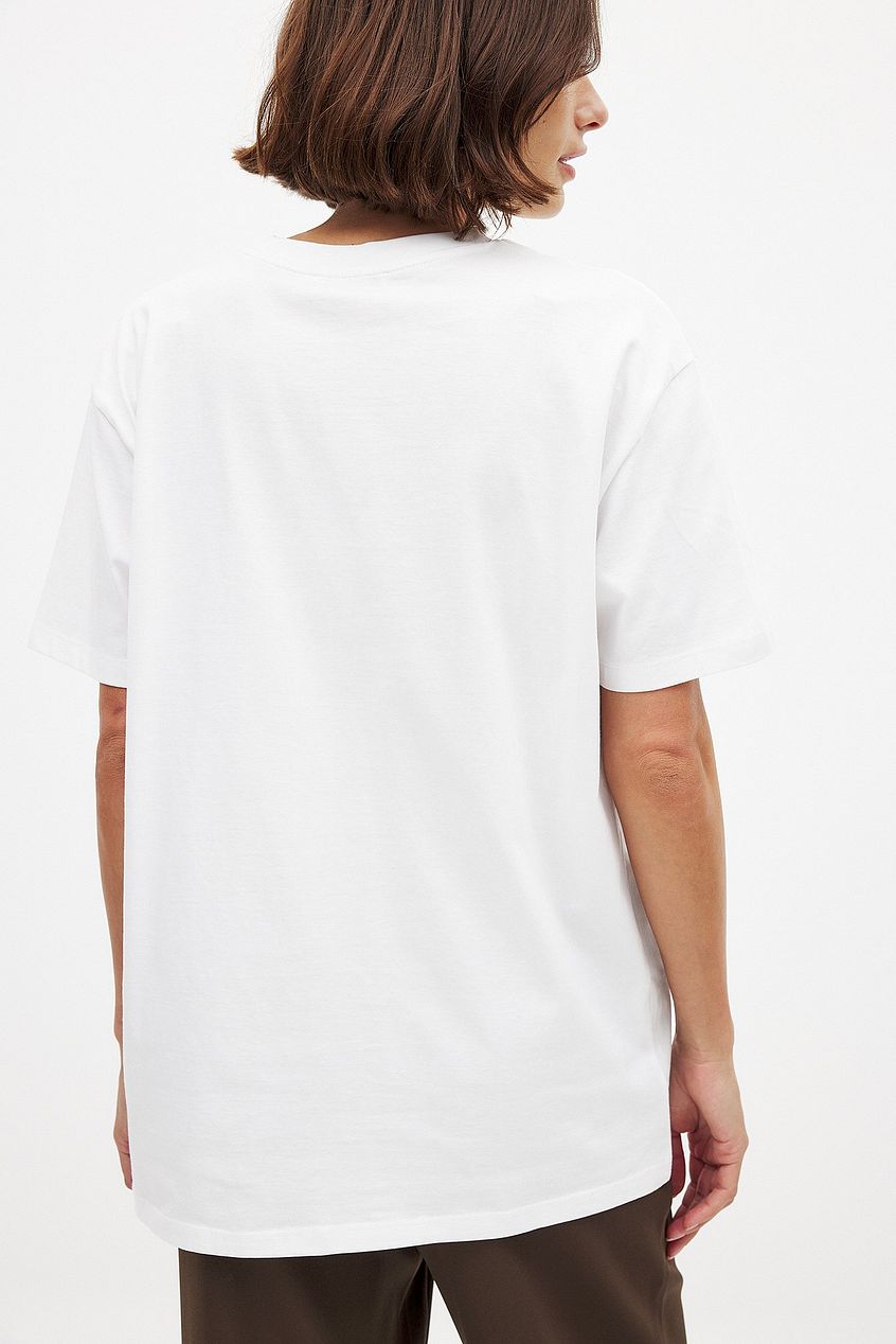 Na-kd Round Neck Oversized Tee