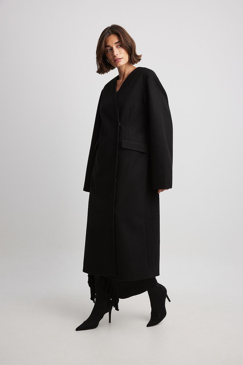 Rounded Sleeve Coat