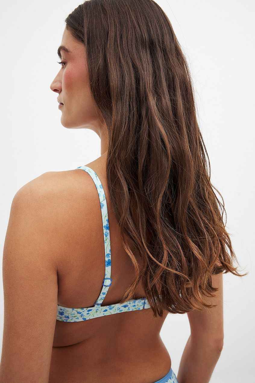 Na-kd Ruched Detail Bikini Bra