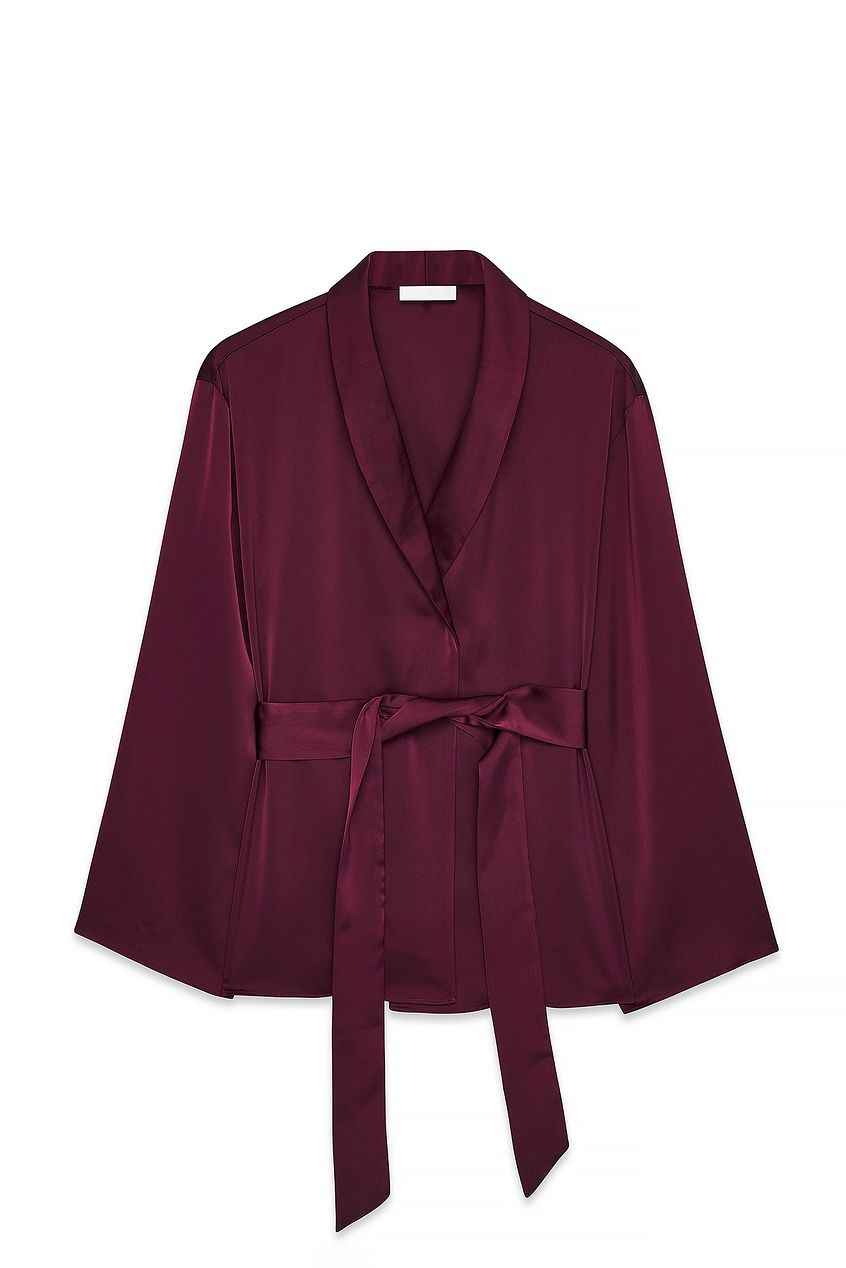 Na-kd Satin Pyjama Robe