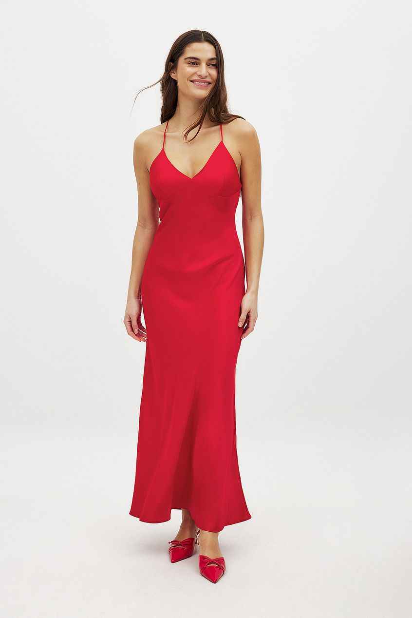 Na-kd Satin Slip Dress