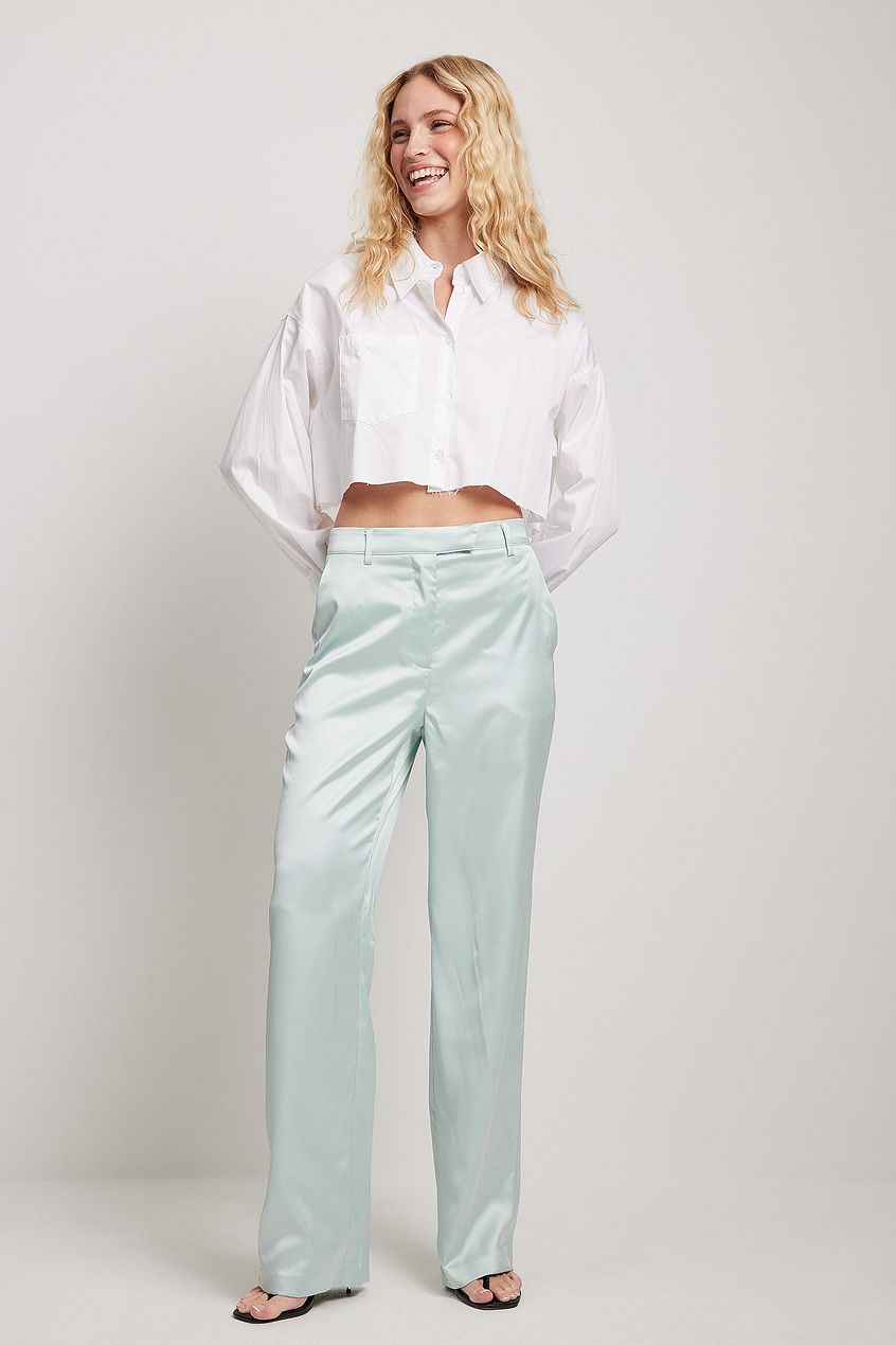 Satin Suit Pants