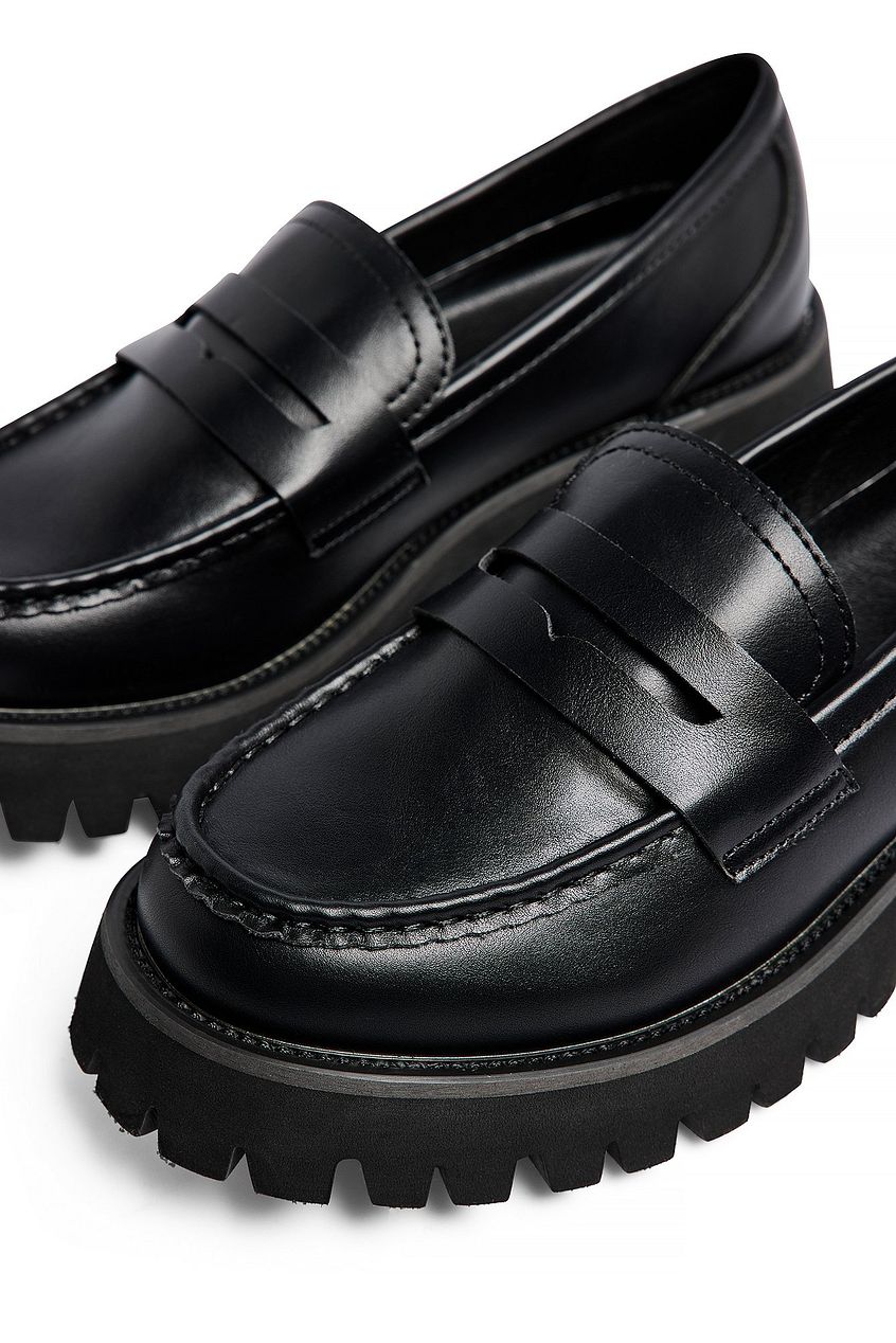 Seam Detail Loafers
